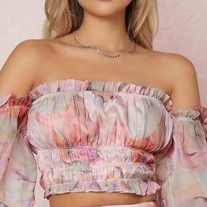 Multicolored Crop Top